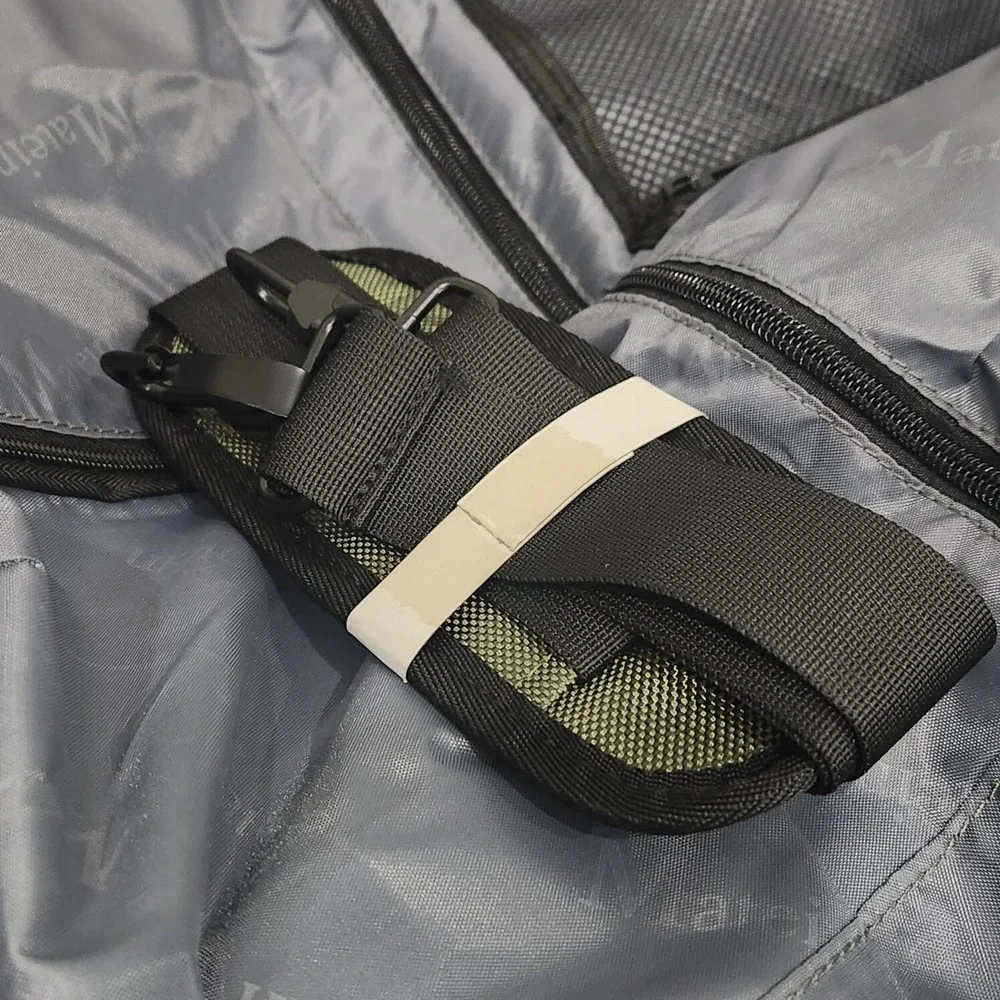 MATEIN Foldable Carry On Large‎ Double Layer Suit Bag Shoulder Strap GREEN